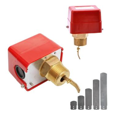 Imagem de 2X Chave De Fluxo Fluxostato Palheta Inox Água Rosca 1 Tubo