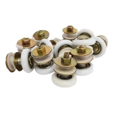 Imagem de 2X Kit 16 Roldana Para Box, Janela E Porta De Vidro 8Mm