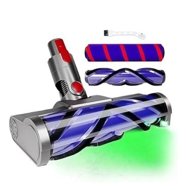 Imagem de GOAKICHGO Pacote com 2 cabeças de substituição a vácuo para V10, V7, V8, V11, V15 (não para slim) Rolo de escova de cabeça de motor de acionamento direto para acessórios de aspirador Dyson, peças com