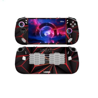 Imagem de Adesivo adesivo para Legion Go S vinil envoltório adesivo capa protetora decalque (vermelho 3D)