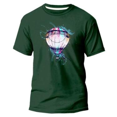 Imagem de Camiseta Básica Algodão Premium Estampa Digital Balão DTF - Pavesi, Ve