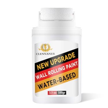 Imagem de Tinta branca para parede, tinta de retoque para paredes, kit de rolo de pintura para parede, parede de teto