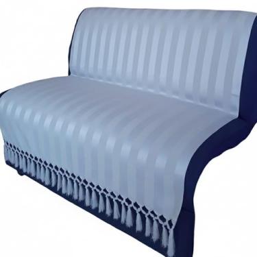 Imagem de Manta Sofa sala quarto Listra Cinza Claro Jacquard 1,40x1,80 - Nosso L