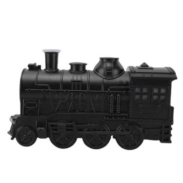 Imagem de Dpofirs Difusor de óleo Essencial Trem Retro 300ML | Névoa Fria Ultrassônica Com Desligamento Automático por Controle Remoto, Modos de Pulverização Duplos 12H Contínuo e Névoa Circular Com (Preto)