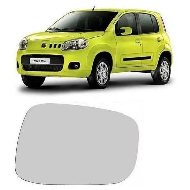 Imagem de Lente Retrovisor C/Base Uno Vivace 2010/2021 Le Metagal