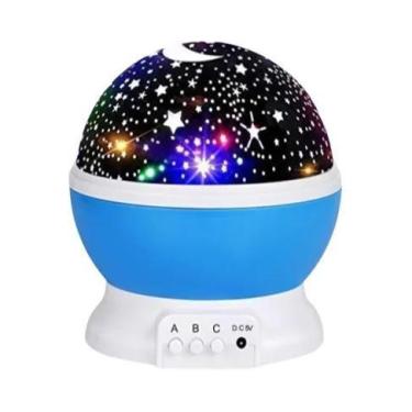 Imagem de Quarto Infantil 360 graus Luz Noturna Com Efeito De Nebulosa Estrelada