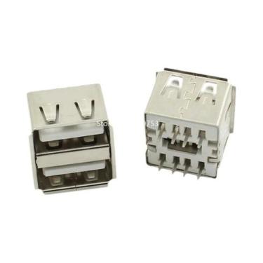 Imagem de Conector USB Tipo a Fêmea Para Solda, 5 Peças, Soquete PCB Tipo B 90 G