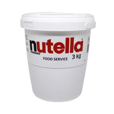 Imagem de Creme De Avelã 3kg - Nutella - Ferrero, 3kg, 1 unidade