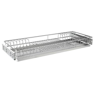Imagem de Escorredor De Pratos Deslizante 870x75x270mm Mód 900mm Inox - GTB
