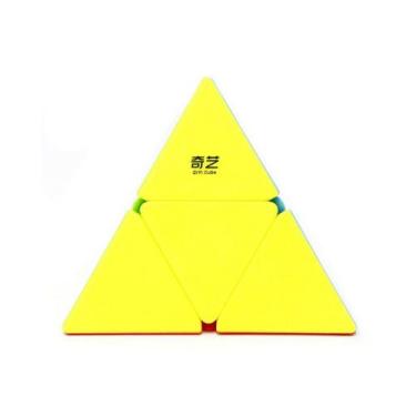 Imagem de Cubo Mágico Profissional 2x2 Pirâmide Pyraminx Triângulo Stickerless -