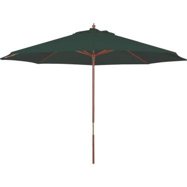 Imagem de Ombrelone Tramontina Em Madeira E Poliéster Verde Sem Base 3 M Tramontina