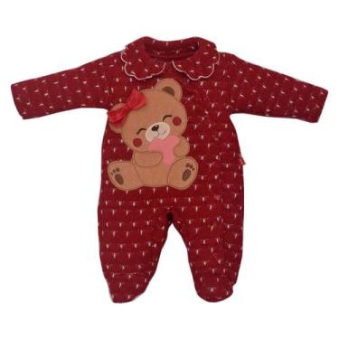 Imagem de Macacão Tricô Malha Bebê Menina Yasmin Inverno Upi Uli -, P