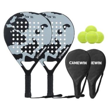 Imagem de Conjunto de remo de praia Gamewin Carbon Fiber com acessórios, 2 peças