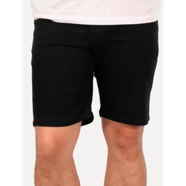 Imagem de Bermuda Aramis Masculina Jeans Five Pockets Preta-Masculino