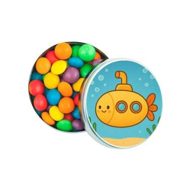 Imagem de Kit 30 Latinhas Lembrancinhas Submarino Cor: Prateado - Gil Festa Kids