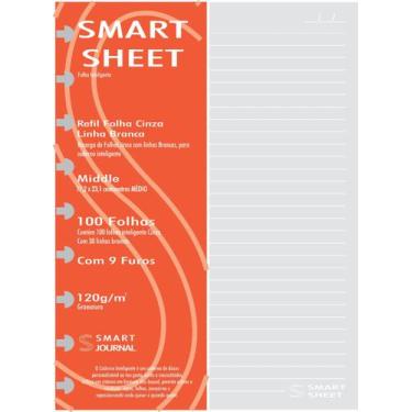 Imagem de Refil Caderno Inteligente Discos 120g 100 Fls Pauta Medio M - Best
