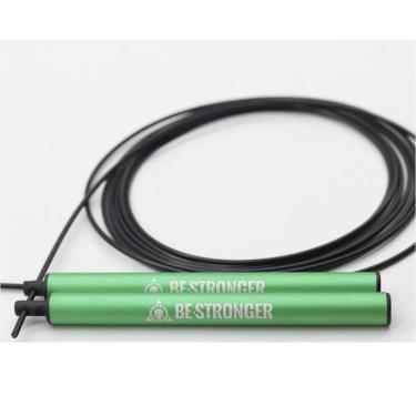 Imagem de Corda de Pular Alumínio Ajustável Speed Rope Be Stronger Preto-Unissex