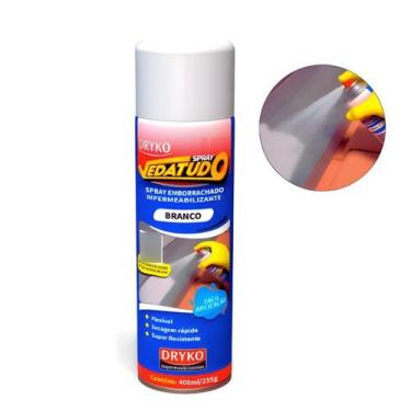 Imagem de Spray Vedatudo Vazamentos de Água Reparo Telha Laje Calha 400ML Branco