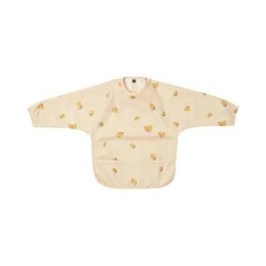 Imagem de Babador Impermeável De Manga Longa Para Crianças Com Bolso, Avental De