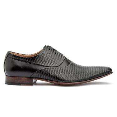 Imagem de Sapato Social Masculino Oxford Couro Frequencia Preto - GIB328FRQPTO-Masculino