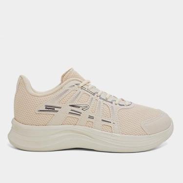 Imagem de Tênis Rainha Comet Feminino, Bege, Cinza, 34