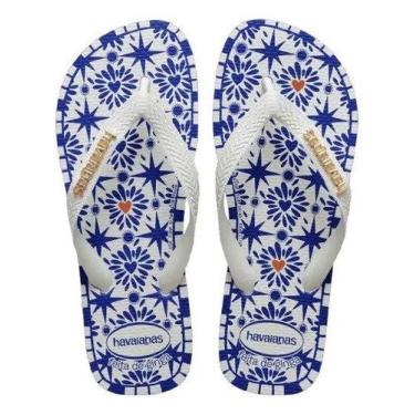 Imagem de Chinelos Havaianas Top São Luis 4150742, Branco, 35