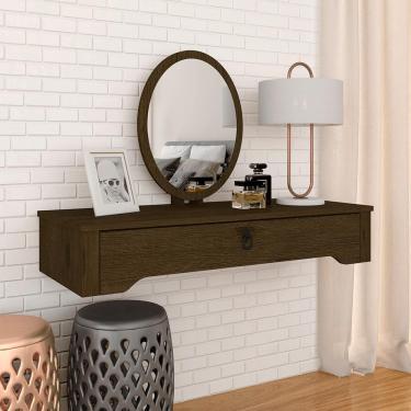 Imagem de Penteadeira Suspensa Com Espelho Paola Cedro - Móveis Arapongas