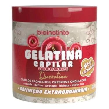 Imagem de Gelatina Cabelo Queratina Crespo Ondulado Definição 500g - BIO INSTINT