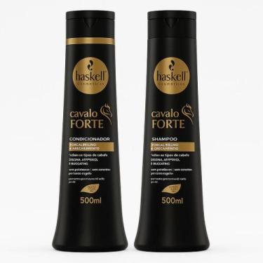 Imagem de Kit Haskell Cavalo Forte Shampoo E Condicionador 500ml
