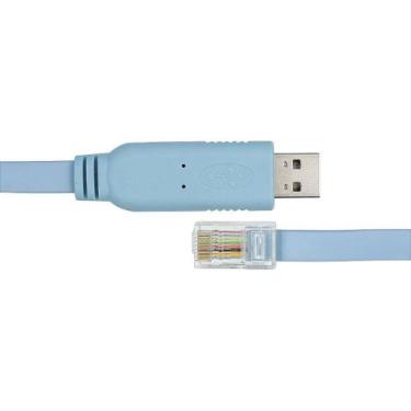 Imagem de Cabo Console Ion Cabos USB para RJ45 FTDI FT232R RS232 1m para Switch 