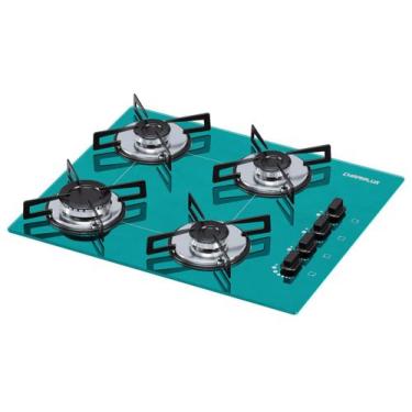 Imagem de Cooktop chamalux 4 bocas ultra chama verde trempe chapa