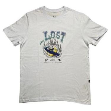 Imagem de Camiseta Lost 22512822 Saturn Eye - Branco Tamanho Camiseta:G-Masculino