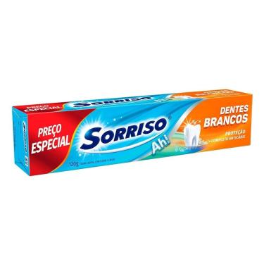 Imagem de Creme Dental Sorriso Dentes Branco 120g - Embalagem com 12 Unidades