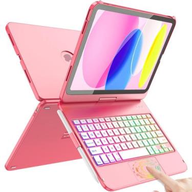 Imagem de Capa com Teclado FUWANG para iPad 11" 10,9" 360 Retroiluminada