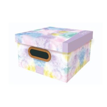 Imagem de Caixa organizadora pequena Tie Dye - sunny day lilás - 2219.01 - Dello