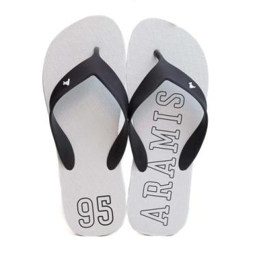 Imagem de Chinelo Aramis 95 Masculino, Branco, 42