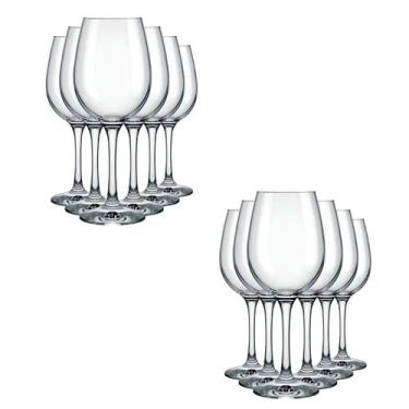Imagem de Taça para Vinho Barone de Vidro 385ml 12 Unidades - Nadir 7156/892 - N