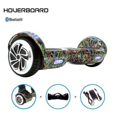 Imagem de Esqueite Elétrico 6,5 Borboletas Hoverboard Led