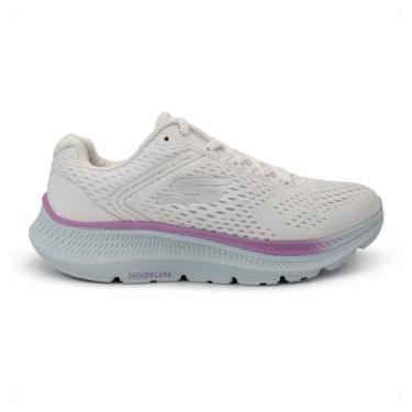 Imagem de Tênis Skechers Go Run Consistent 2.0 Mile Branco e Azul Feminino, 36