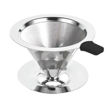 Imagem de Coador Filtro De Café Aço Inox 304 Sem Uso De Papel Lavável - MM