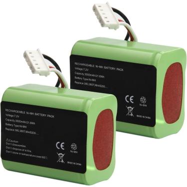 Imagem de Bateria De Substituição De Alta Capacidade 3000mah 7.2 Volt Para Robô Braava 380 380t 390t Mint5200 5200b 5200c Nimh Rob