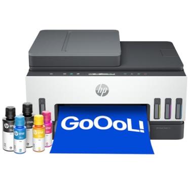 Imagem de Impressora Multifuncional HP Smart Tank 754 Tanque de Tinta Colorida Wi-Fi Scanner Duplex, Bluetooth. Funções: Imprimir, Copiar, Digitalizar. Cor: Branco (2H0A6A#AK4)