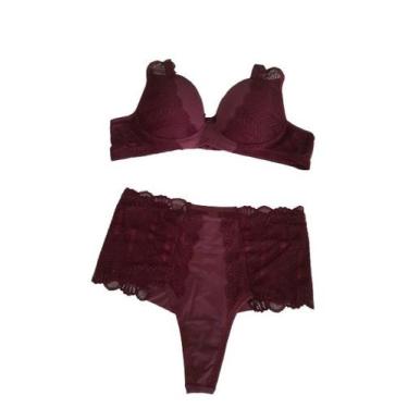 Imagem de Conjunto Essência Plus - Estilosa, Vinho, 50