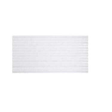 Imagem de Kit 12 Telhas Translucida em PVC 2,13 x 1,10 Oa Branco Afort