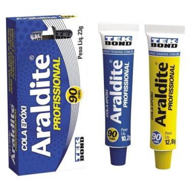 Imagem de Cola Araldite Profissional 90 Minutos Embalagem com 6 Unidades 23g - T