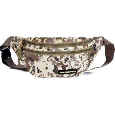 Imagem de Pochete Camuflada Militar Cintura 3 Compartimentos Yepp -, Bege