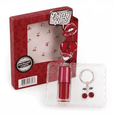 Imagem de Gloss Labial Cherry Bomb Cereja com Chaveiro Pingente - Topkingen26