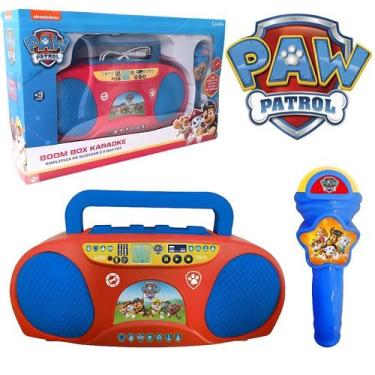 Imagem de Karaoke Patrulha Canina Com Microfone e Rádio Amplificador Para Cantar