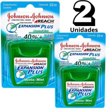 Imagem de Fio Dental Johnsons Reach Expansion Plus Menta Kit 2 Und 50m