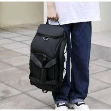 Imagem de Bolsa Kz Utilidades Academia Fitness em Poliéster Preto Unissex com Co